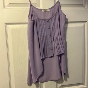 Millau XS Nice Tuxedo Cami Tank - High Low Cropped Top